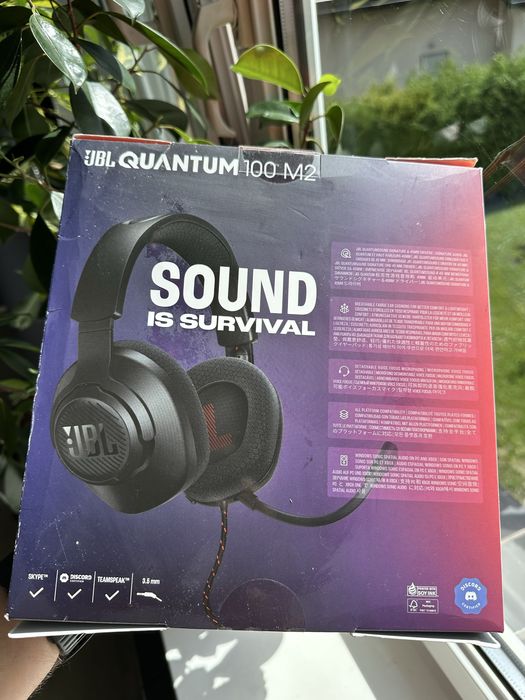 Słuchawki nauszne JBL Quantum 100 M2 czarne