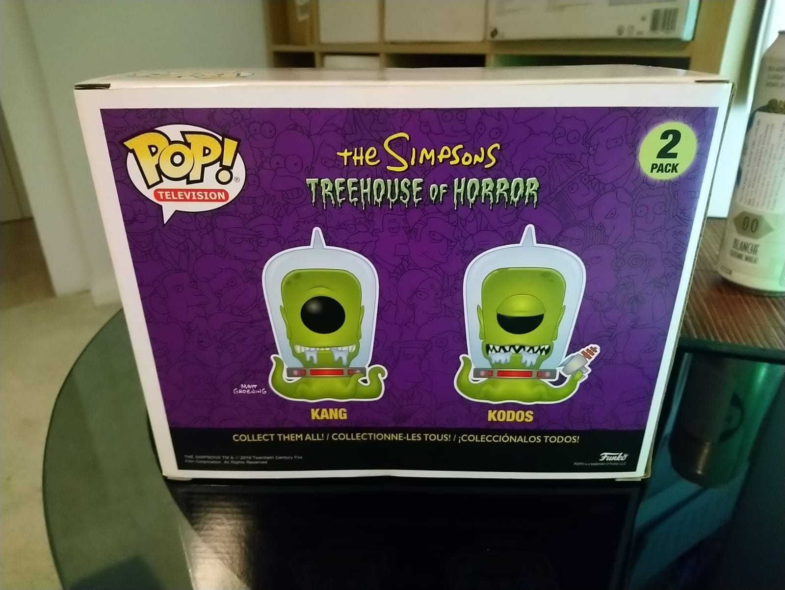 Funko Pop The Simpons Kang Kodos 2 Pack Glow in The Dark