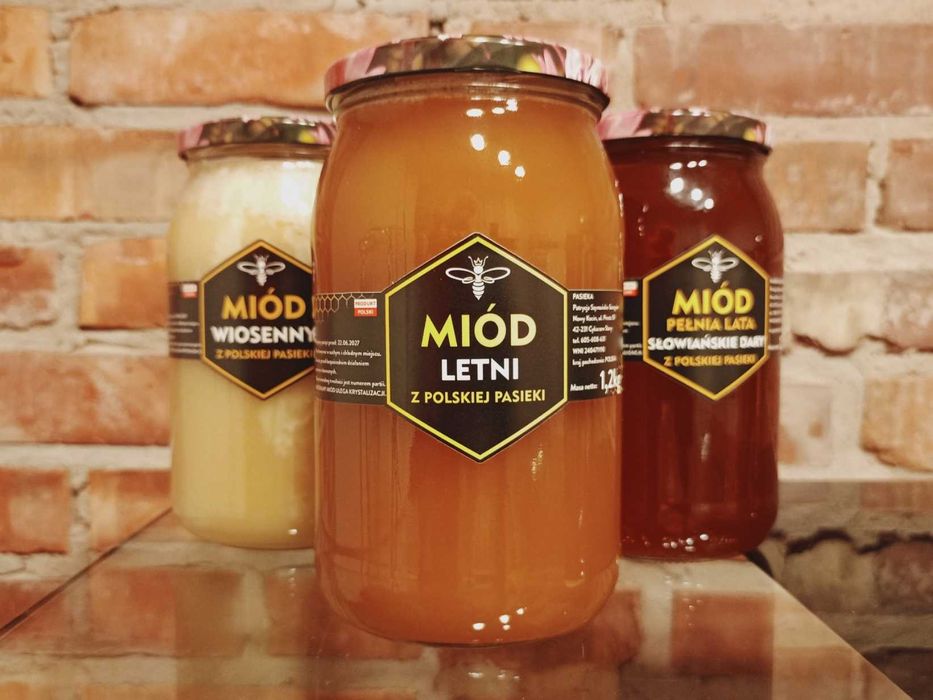 MIÓD z własnej pasieki SŁOWIAŃSKIE DARY - wysyłka cała Polska