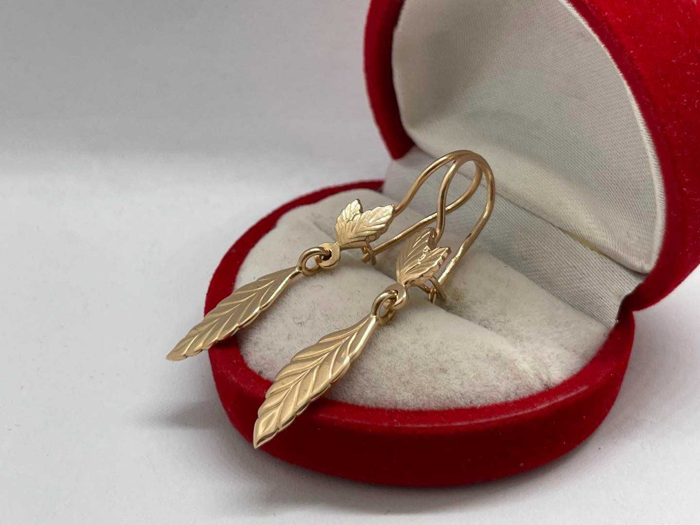 Złote Kolczyki pr.585 3,8g
