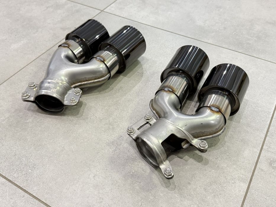 Насадки на вихлопні труби M5 стиль BMW G30 / G31 2017 - 2023 чорні