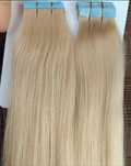 Włosy naturalne słowiańskie tape on jasny blond 613 /53cm/110gr