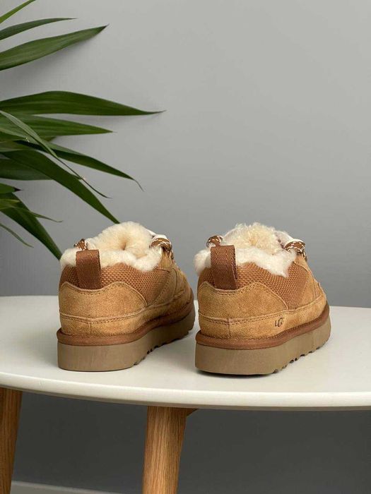 Жіночі зимові кросівки UGG Lo Lowmel Sneaker Chestnut FUR 36-41