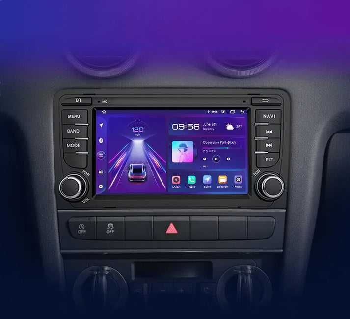 Radio nawigacja Audi A3 8P 2003 - 2011 z Carplay, 2GB, 32GB