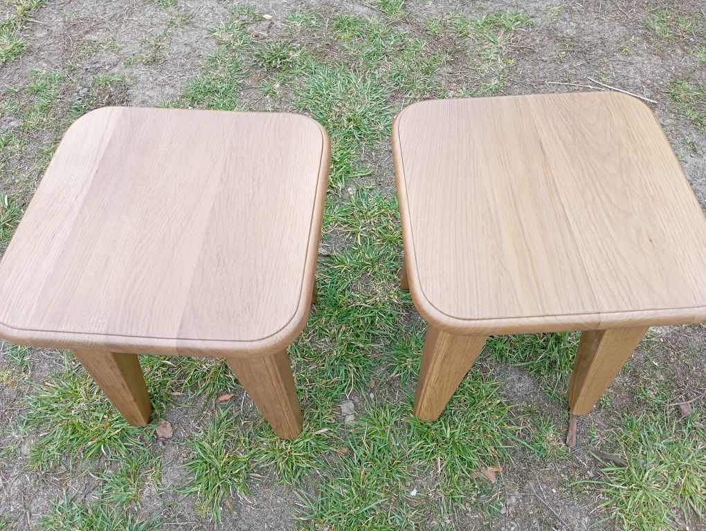 Taboret drewno dąb mały wysokość 28cm