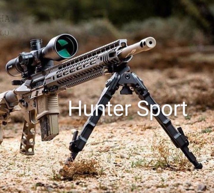 Сошки Atlas Accu-tac SR5 с Качалкой.18-23 см,быстросъёмные .АК/AR15