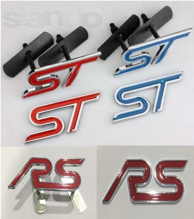 Эмблемы решетки радиатора и кузова FORD ST RS Focus Fiesta Mondeo