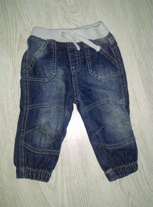 Joggersy spodnie chłopięce jeans F&F rozmiar 74 san bdb na gumce