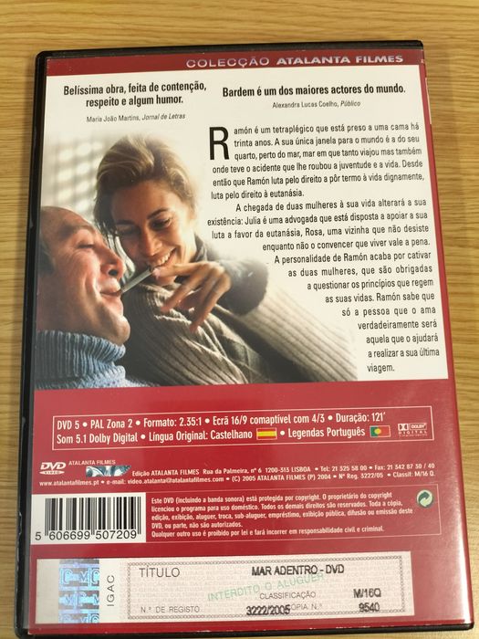 Nos Limites do Silêncio e Mar Adentro