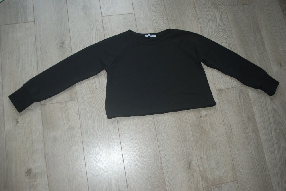 Bluza czarna, krótka S