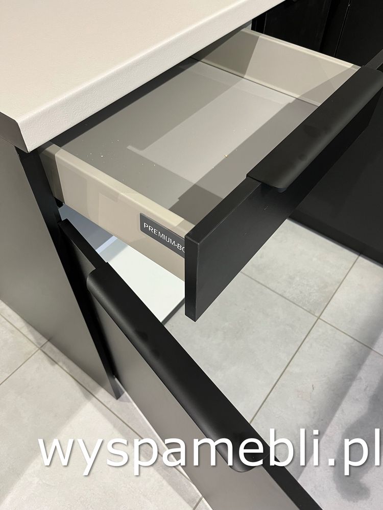NOWA kuchnia narożna 270x190 lub inny wymiar kaszmir dąb artisan meble