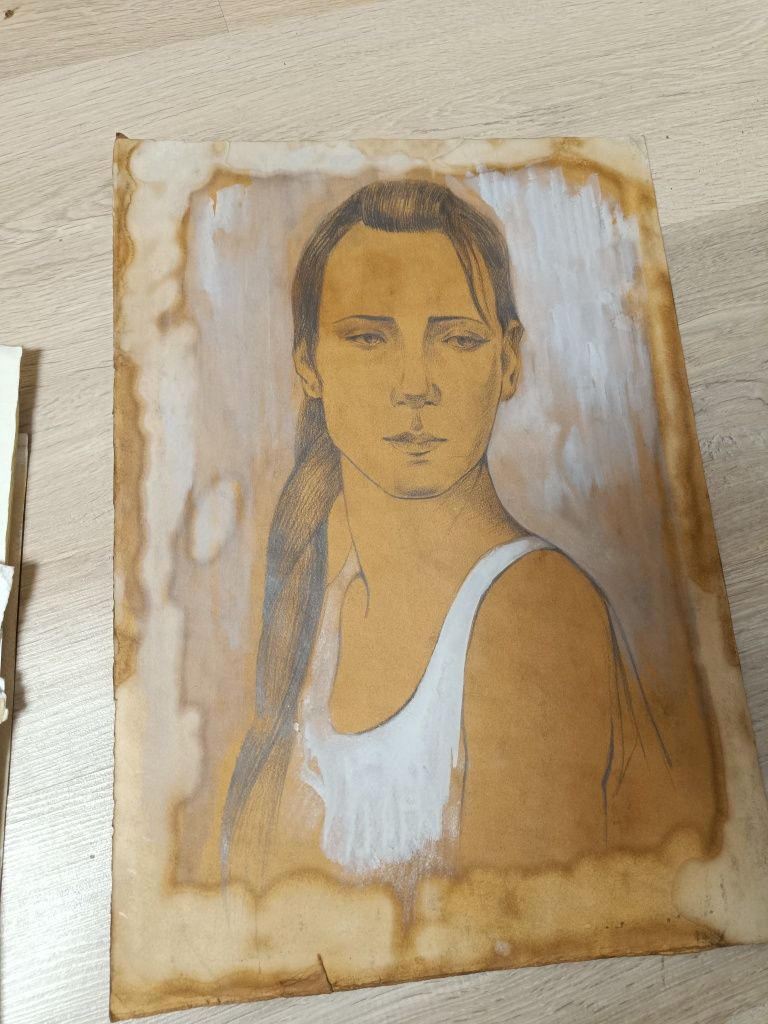 Рисунки, графика, рисунок винтажные А3