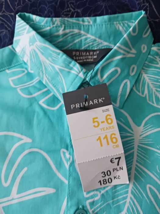 Koszula dziecięca Primark rozmiar 116 Nowa z metką