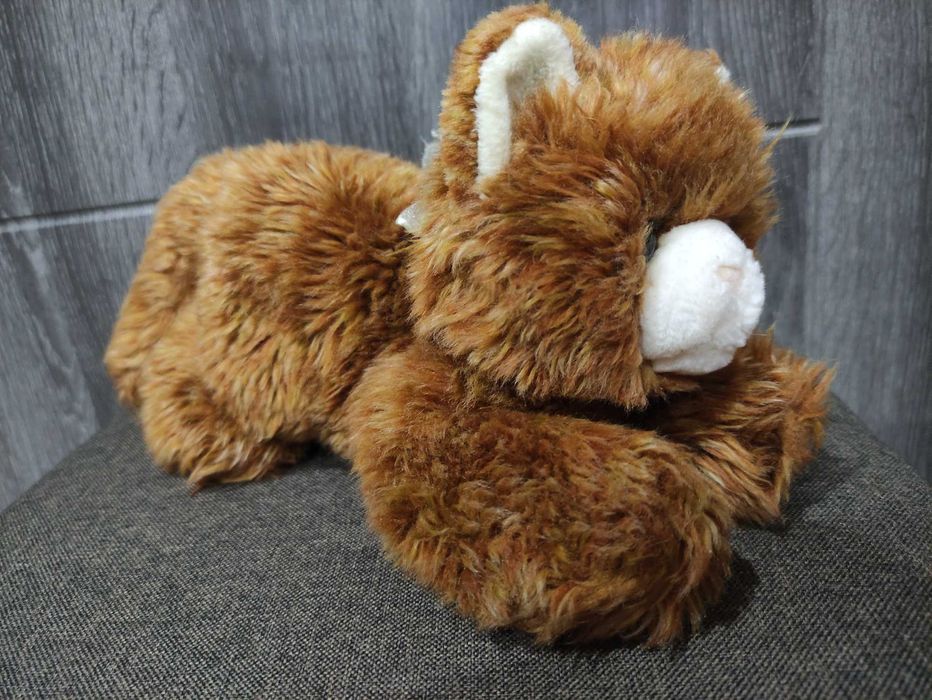 Классный винтажный рыжий кот котик, котенок, кошеня, киця 29 см Aurora