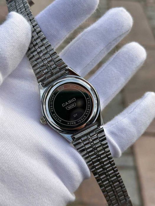 Годинник наручний Casio MTP-VC01 Silver/Black | Часы наручные B145 AQ