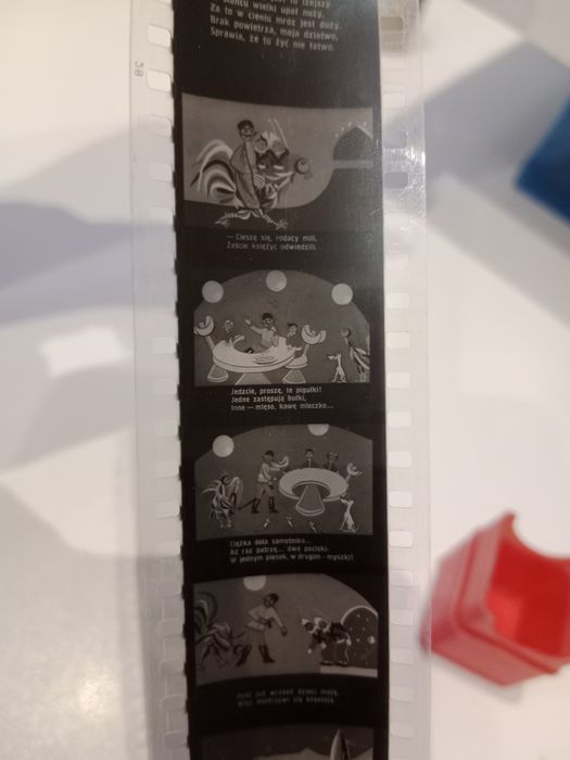 Weseli astronauci klisza do projektora bajka na rzutnik