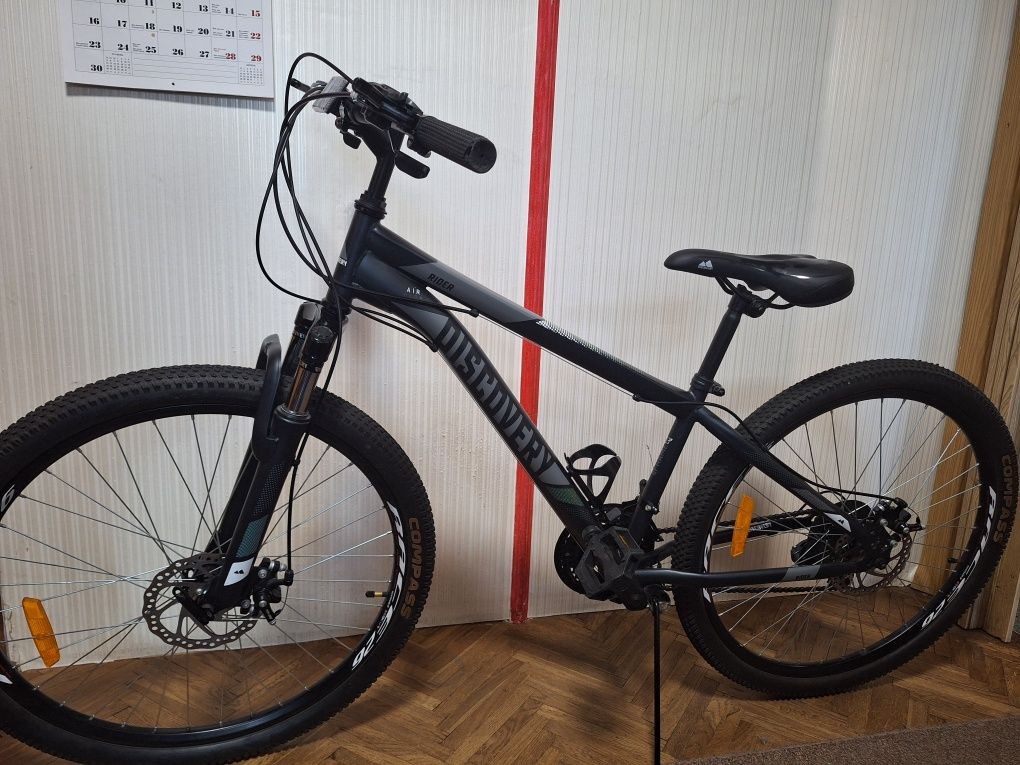 Велосипед Discovery RIDER AM DD 26" 13" 2022 Графитовый