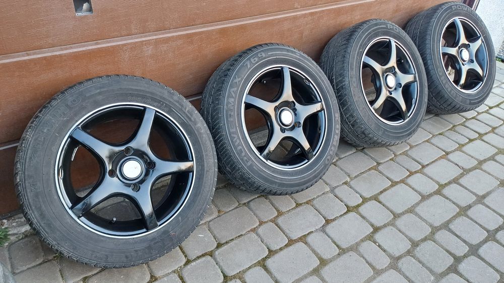14" alufelgi 4x108 ford focus fusion fiesta escort KA +opony letnie