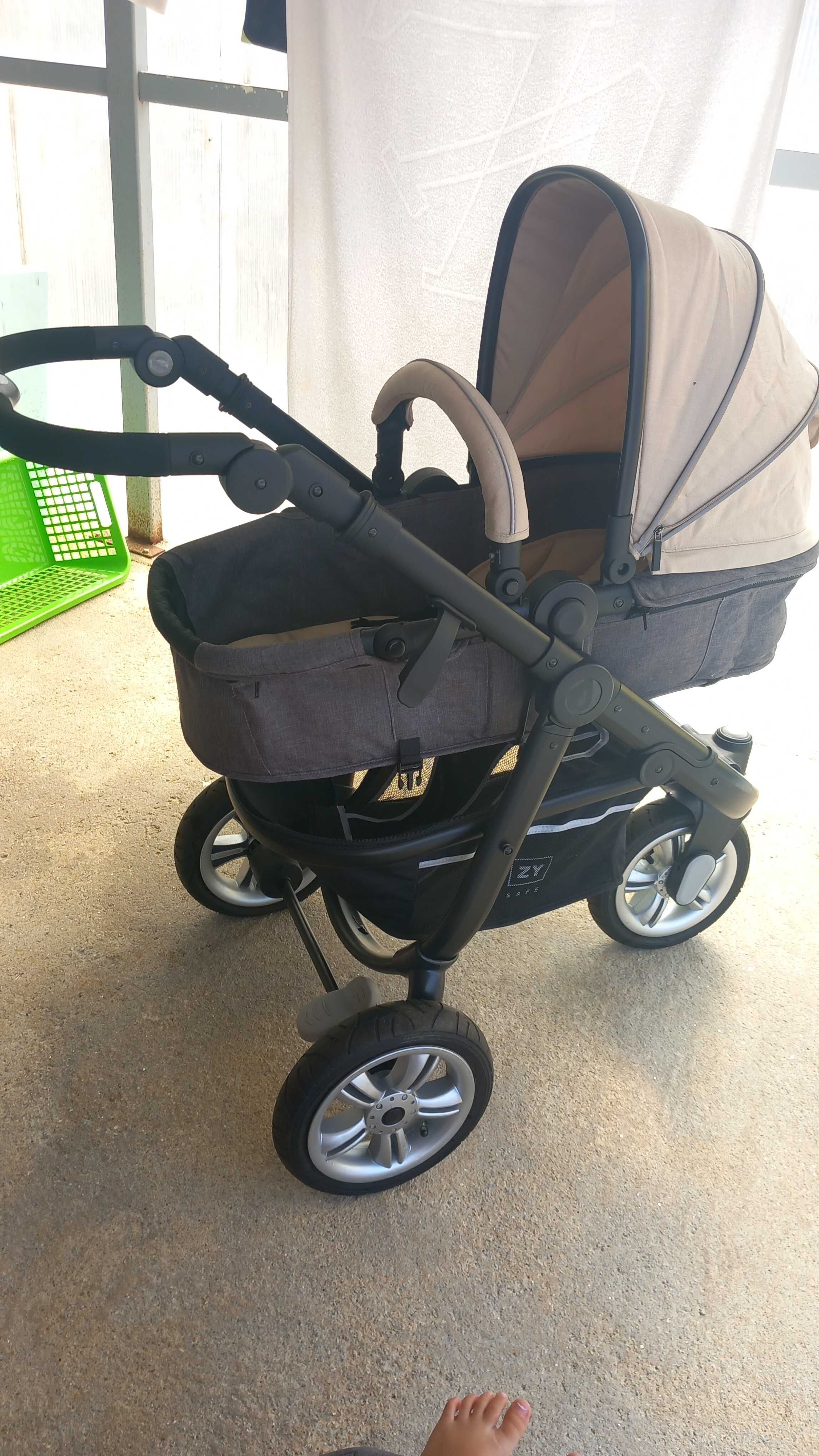 Carinho de bebe da zip como novo 3e1