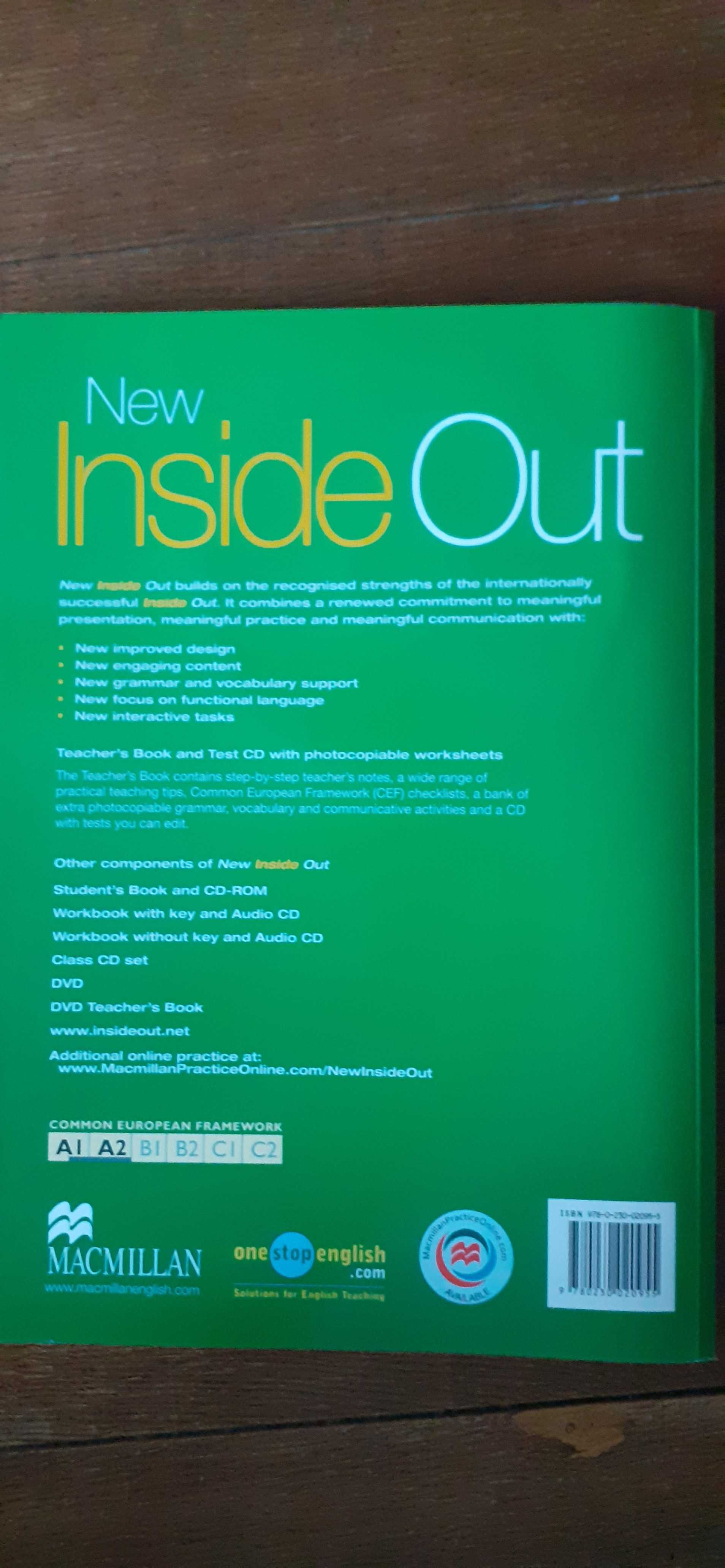 New Inside Out z płytami, podręcznik nauczyciela