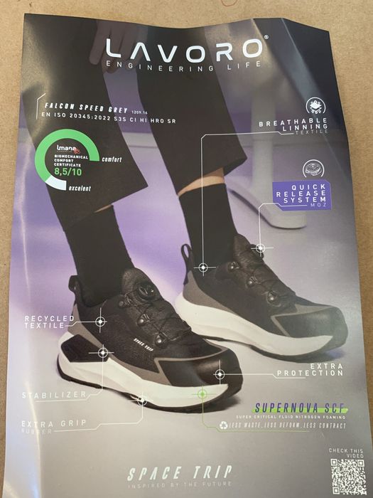 Sapatos lavoro novos