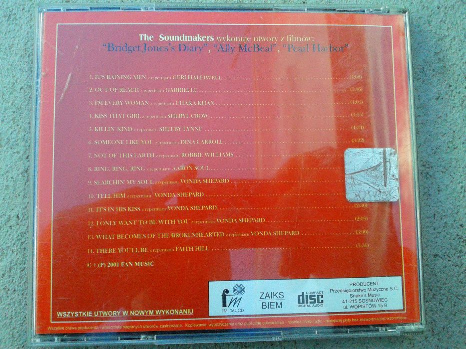 The Soundmakers - Ally McBeal,Bridget Jones i inne CD