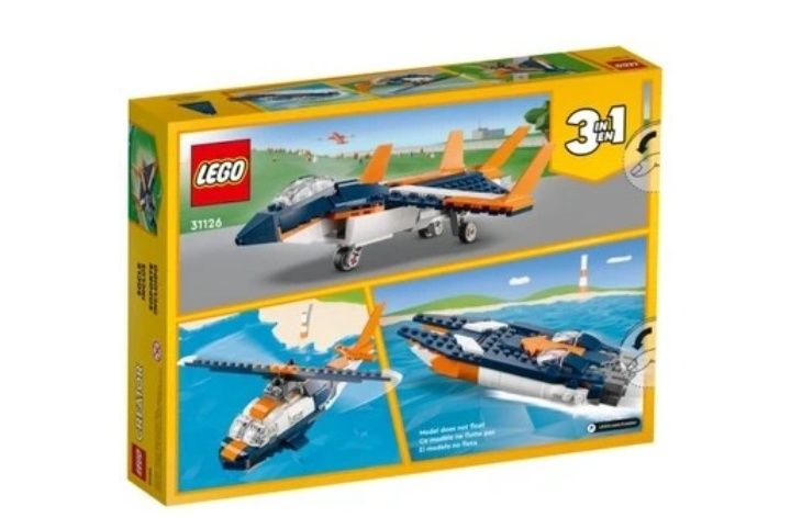 LEGO 31126 CREATOR Odrzutowiec naddźwiękowy