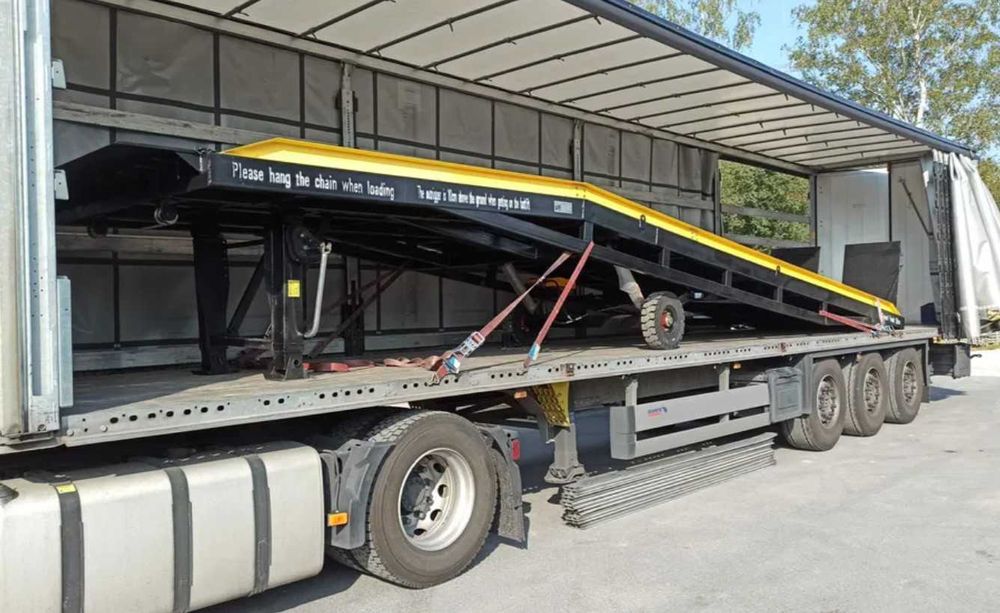 Rampa mobilna rozladunkowa załadunkowa najazd do kontenera 8 ton