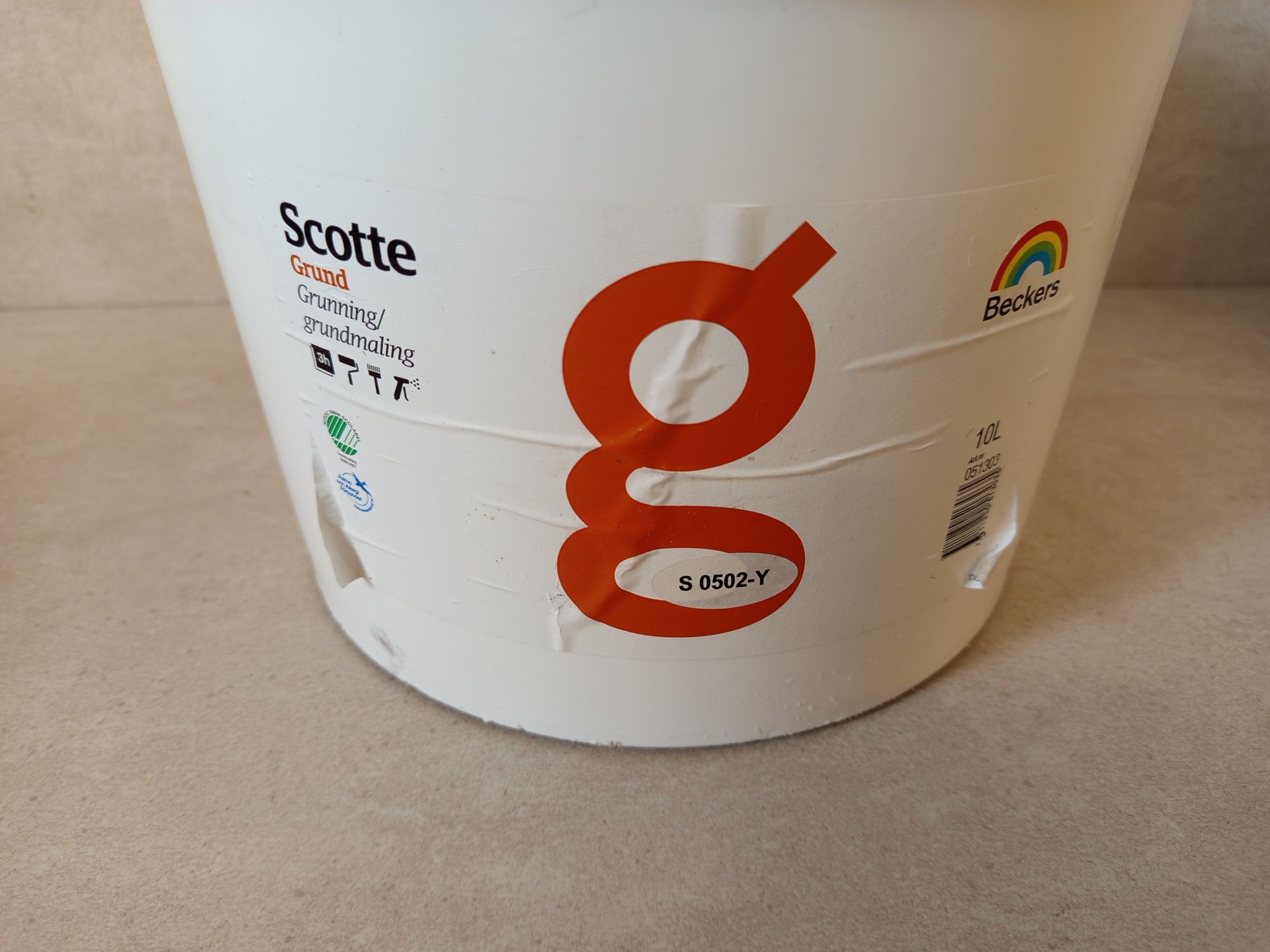 Farba Beckers Scotte Grund White 10L Biała Flugger Śnieżka Dulux