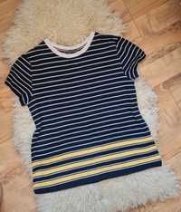 T-shirt/bluzka granatowa w paski Tommy Hilfiger roz.S