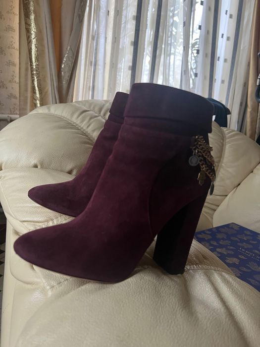 AQUAZZURA жіночі замшеві чобітки