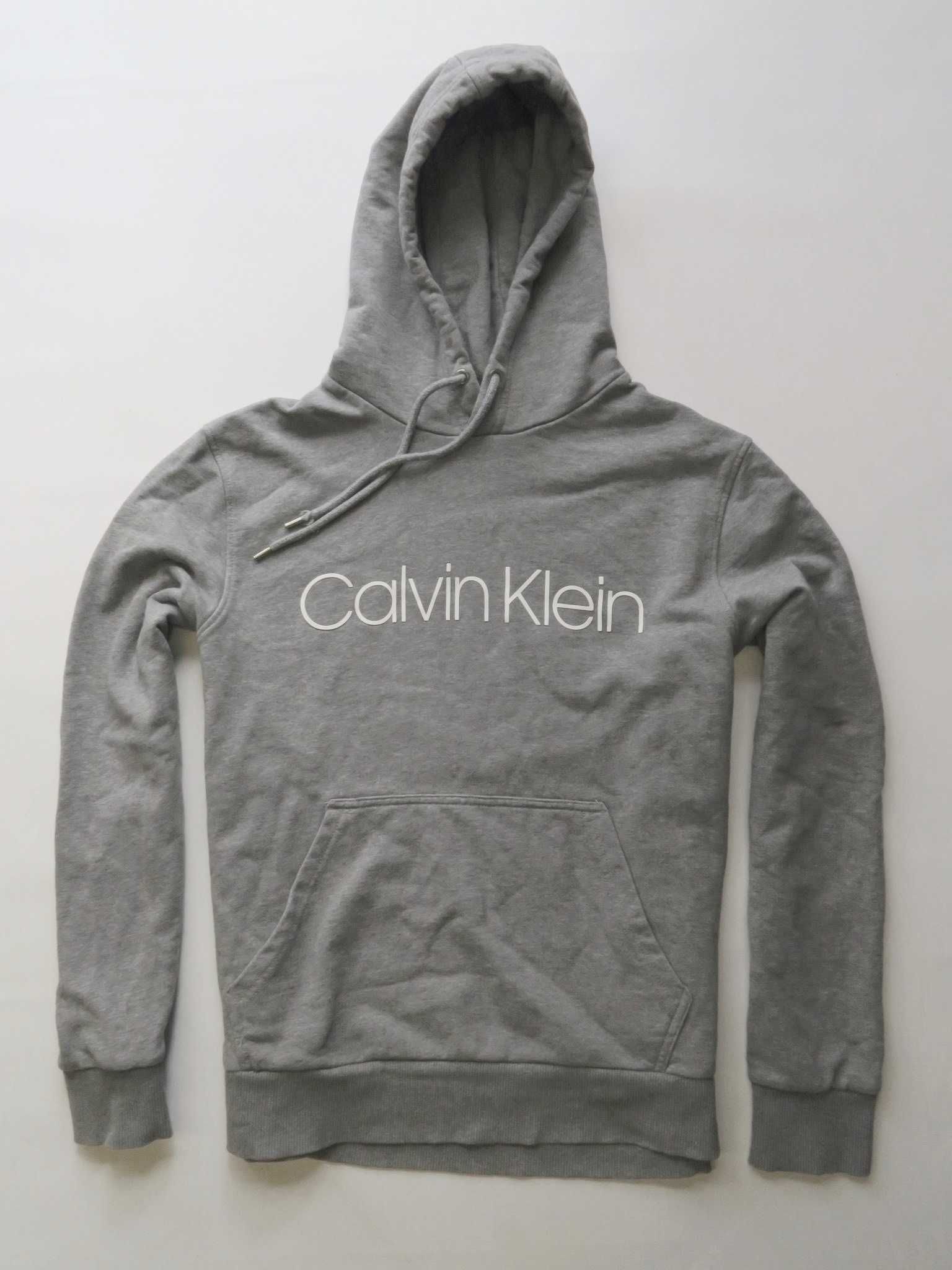 Calvin Klein bluza z kapturem duże logo hoodie M