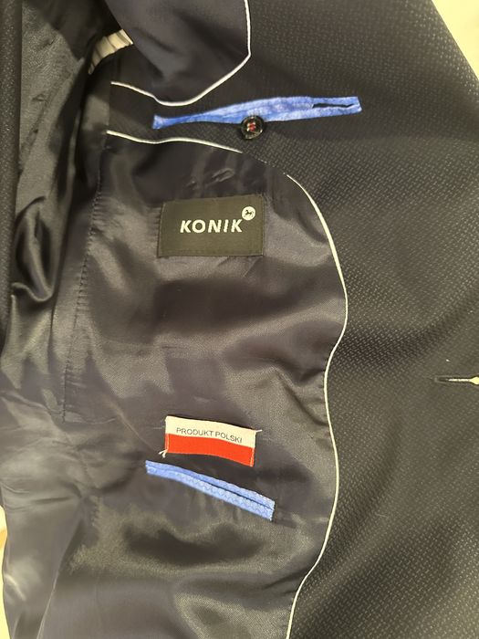 Garnitur młodzieżowy Konik granatowy 176/80