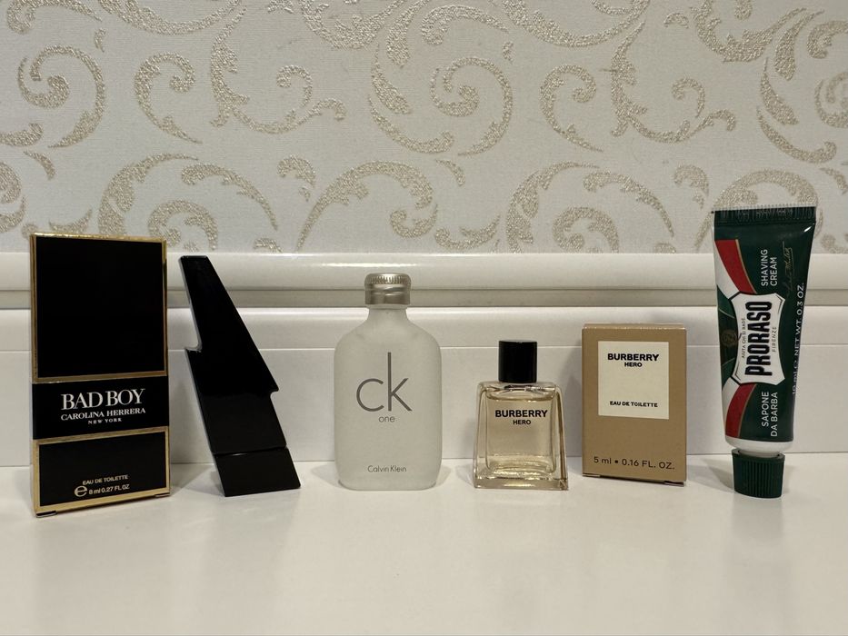 Brocard: люксові оригінальні мініатюри – Burberry, CK One, Bad Boy