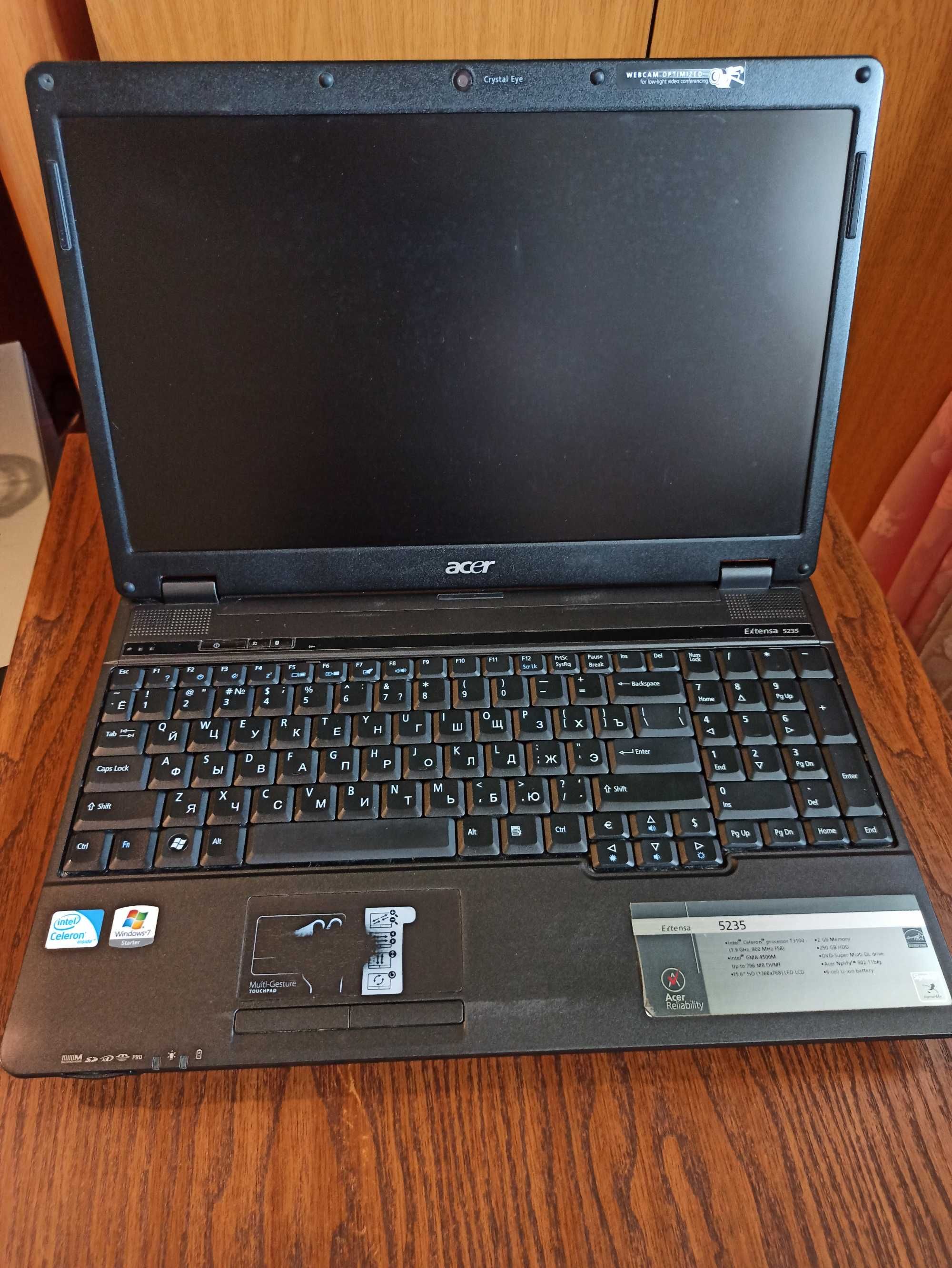 Продам Ноутбук acer,  опер память HyperX ddr4 16гб, карман для HDD