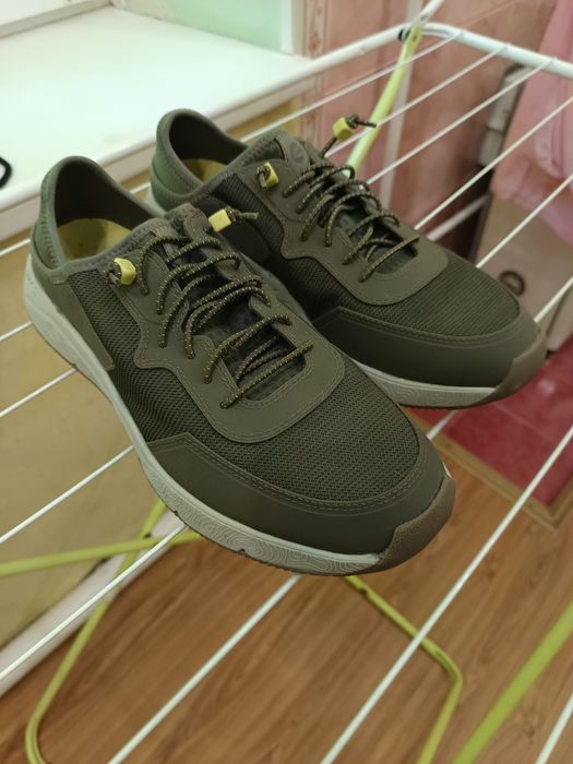 Кроссовки Clarks,Хаки, Англия, спорт/прогулки, размер 42.