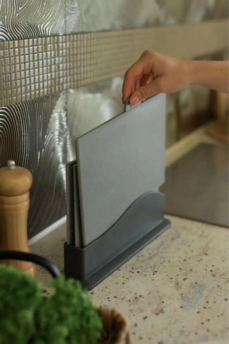 Дошки кухонні 5 в 1! Набір дощок Zepline ZP-00220 Обробна дошка Grey