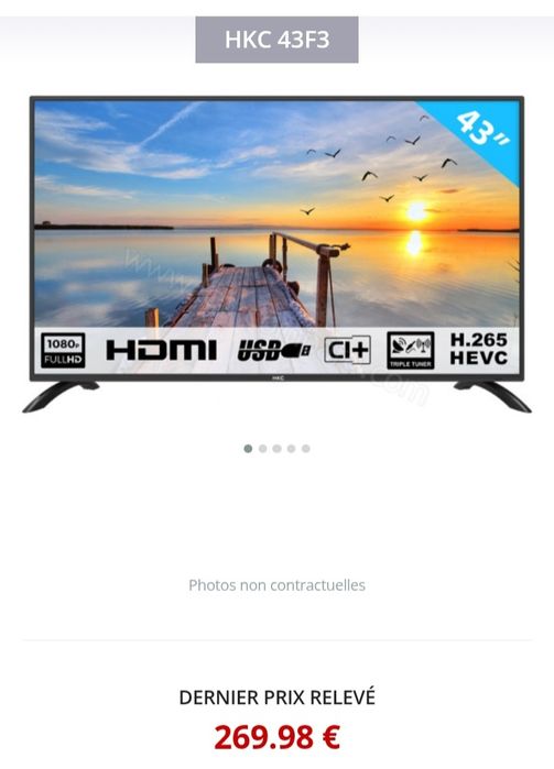 Televisão HKC 43F3 43 polegada