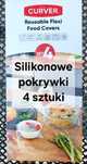 4 szt. Silikonowe pokrywki wielokrotnego użytku Curver