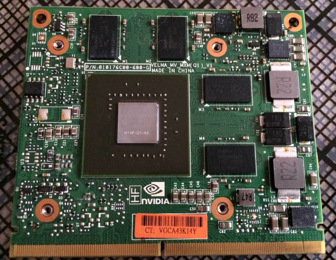 Продам видеокарту Nvidia Quadro K1000M 2GB GDDR3