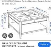 Mesa de Centro IKEA "LIATORP"