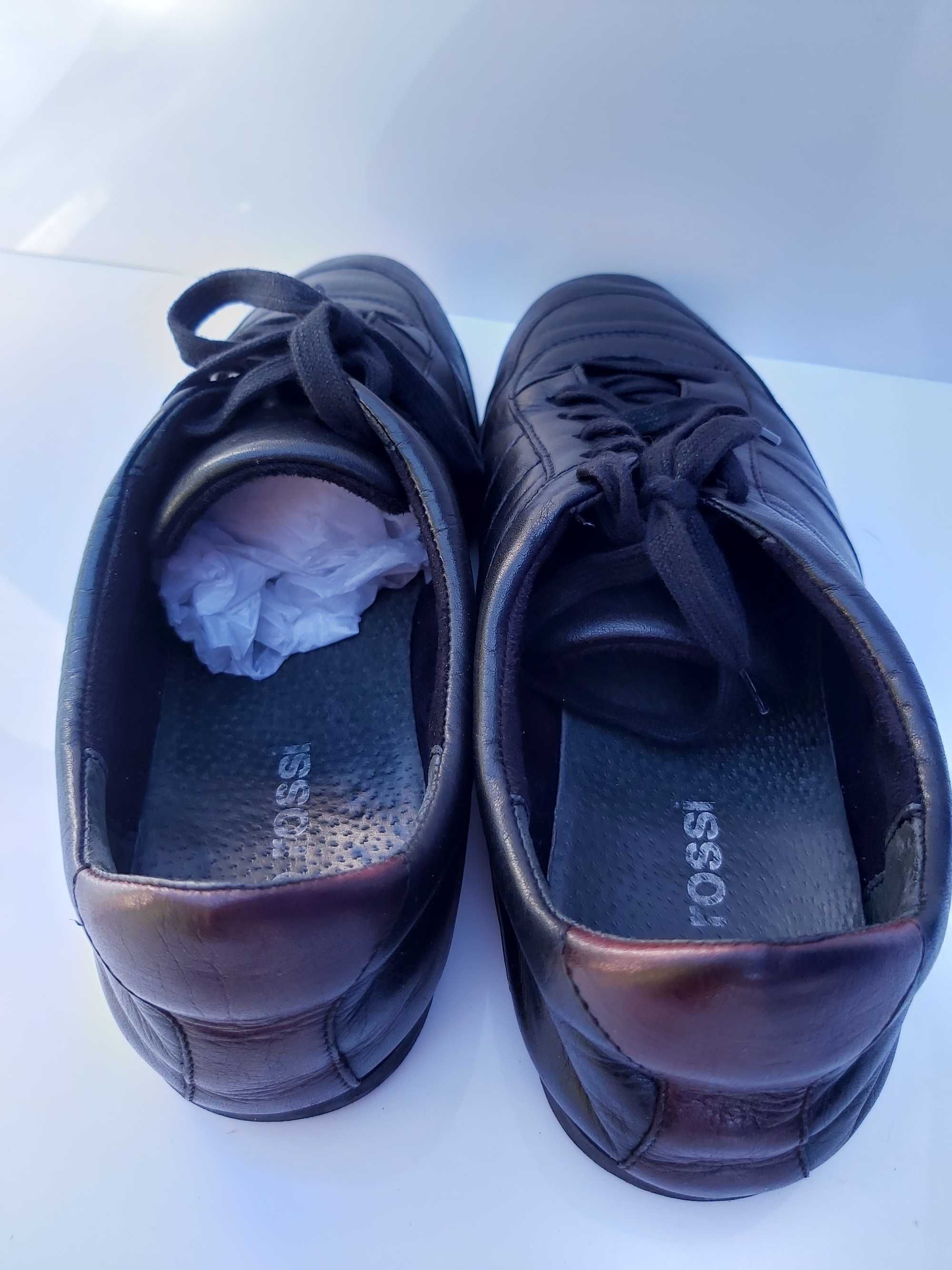 Pólbuty Gino ROSSI czarne trzewiki sneakersy 42