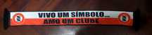 Cachecol Vivo um simbolo amo um. Clube