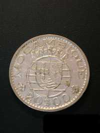 Moçambique / Moeda 20$00 - 1960 / Prata