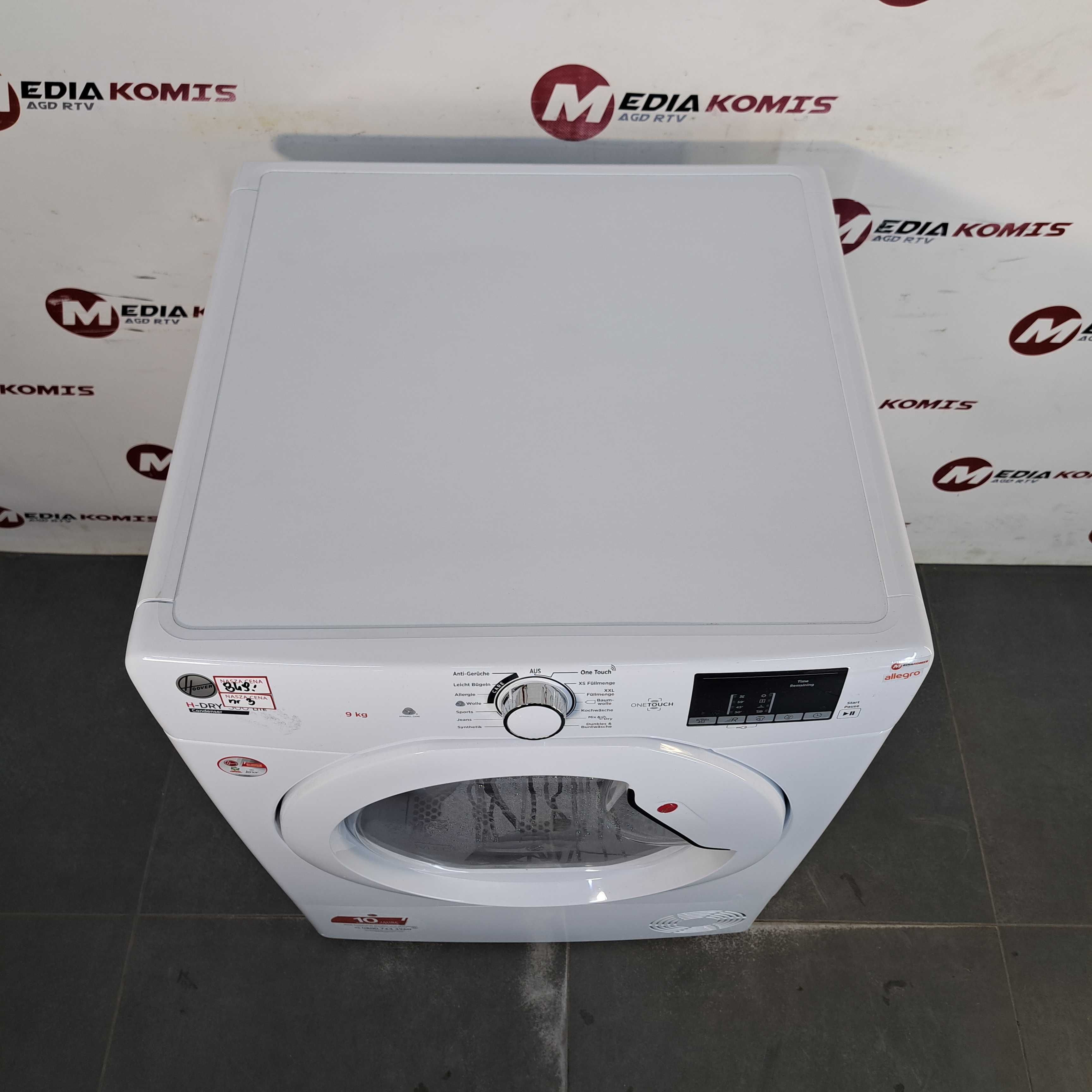 Suszarka Hoover HLE C9DE-84 [2 lata gwar] B/9kg / 68dB / 58,5cm gł [3]