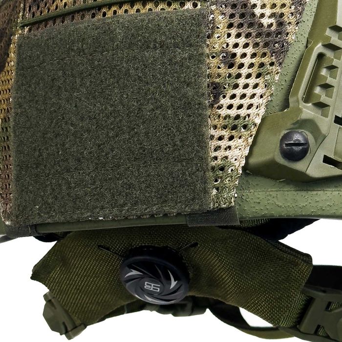 Кевларовий шолом Sestan-Busch Helmet BK-ACH-MC. Олива. (З вухами)