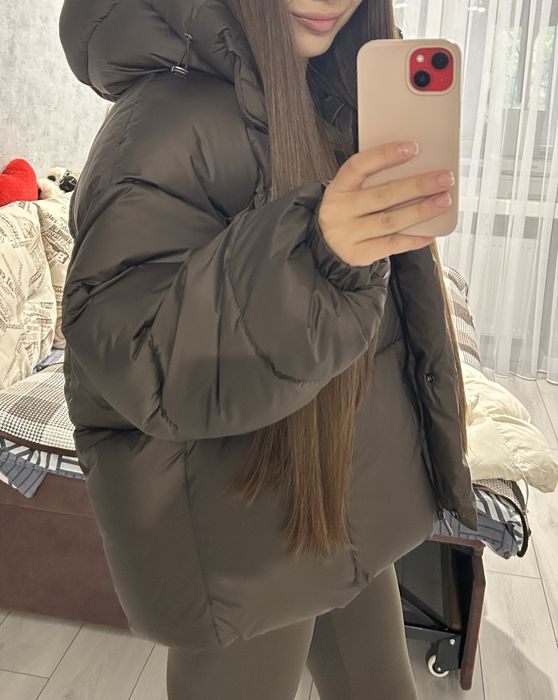 Новий пуфер шоколадного кольору ( S-M)