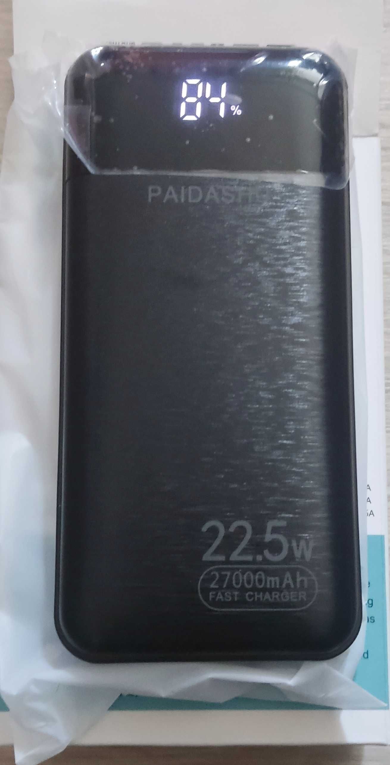 Paidashu Power Bank P38s 27000mAh  22.5W - NOWY -