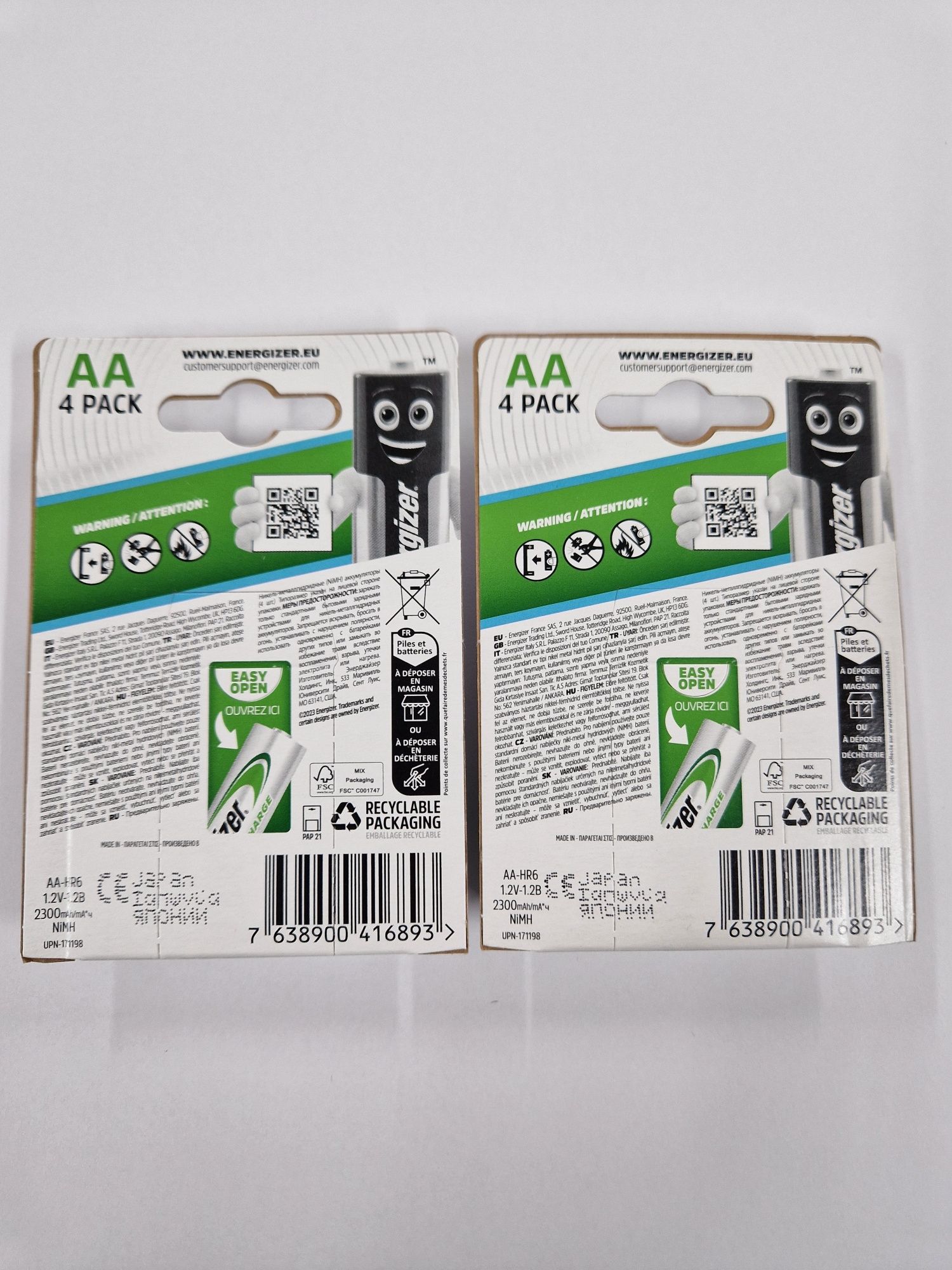 Akumulatorki Energizer® Extreme R6 AA 1,2V 2300mAh 8 szt.