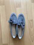 Topshop  mokasyny z chwostem zamsz